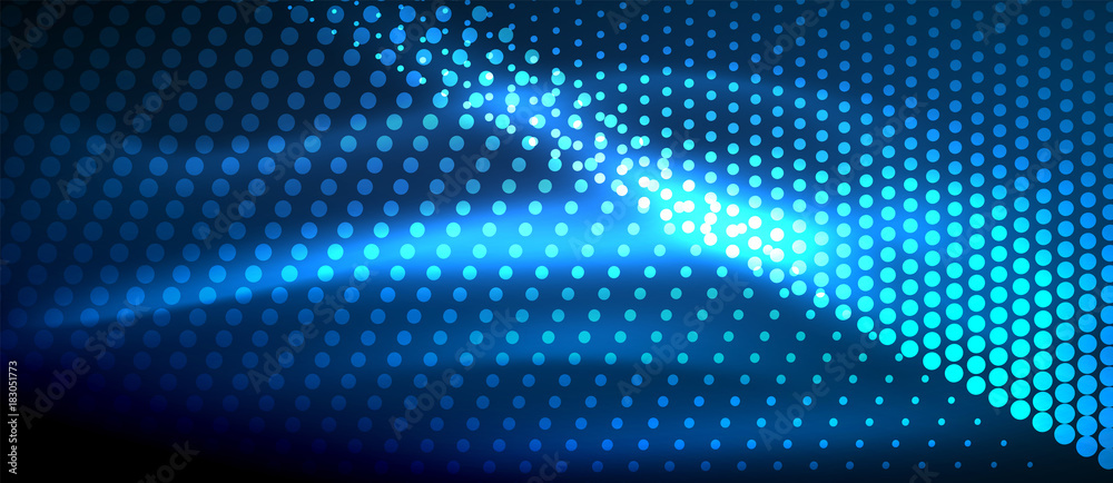 Neon light effects, particles Neon light effects, particles