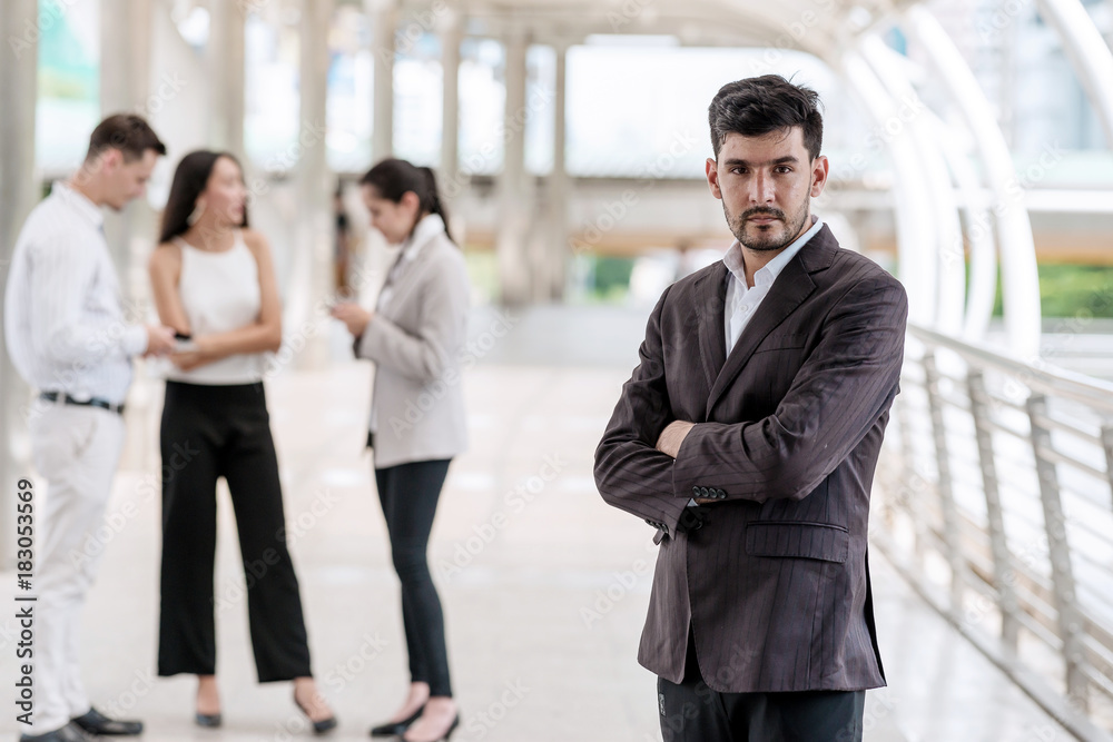 Confident young business team portrait concept. Confident young business team portrait concept.