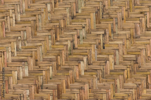 Bamboo Woven Wall