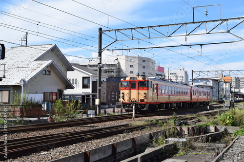 走行中の列車