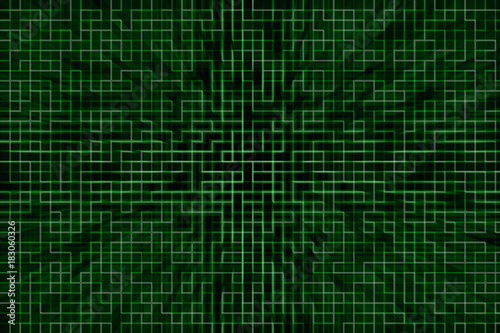 Green digital tile backdrop