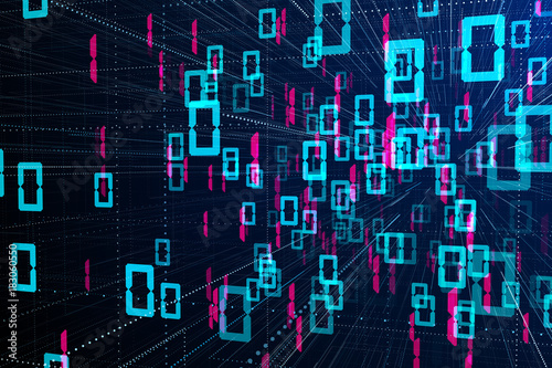 Binary code background