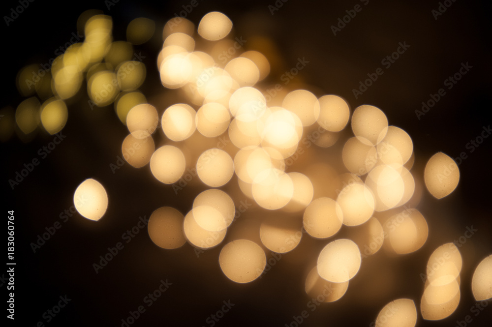 sparkling abstract bokeh background yellow color with glitter circles sparkling abstract bokeh background yellow color with glitter circles