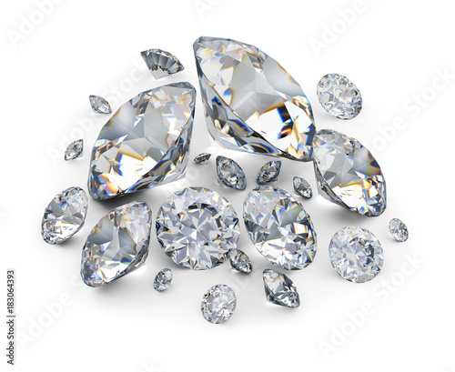 Bilde på lerret placer of diamonds