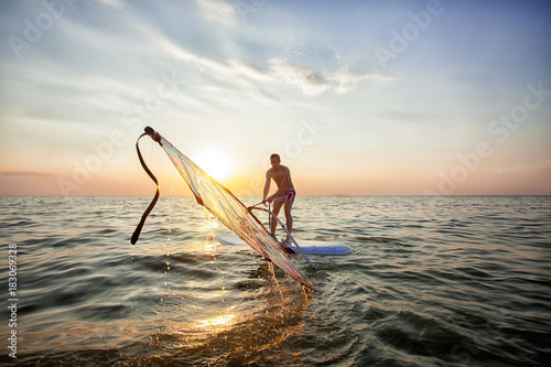Windsurfing, Fun in the ocean, Extreme Sport
