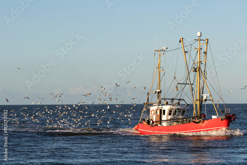 fishing vessel at sea