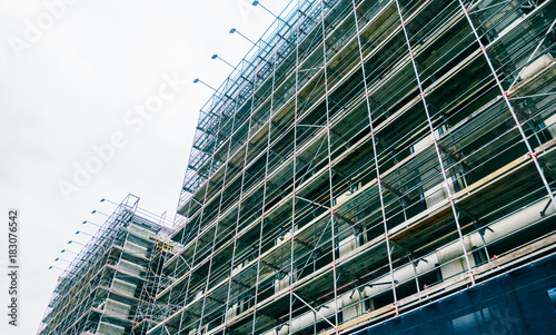 industrial construction site building