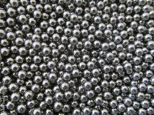 metallic beads
