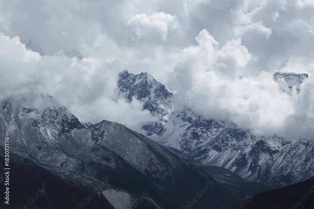 Himalaya, Nepal. Way to Mount everest base camp