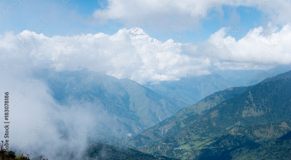Himalaya mountain range, Annapurna treking, Nepal