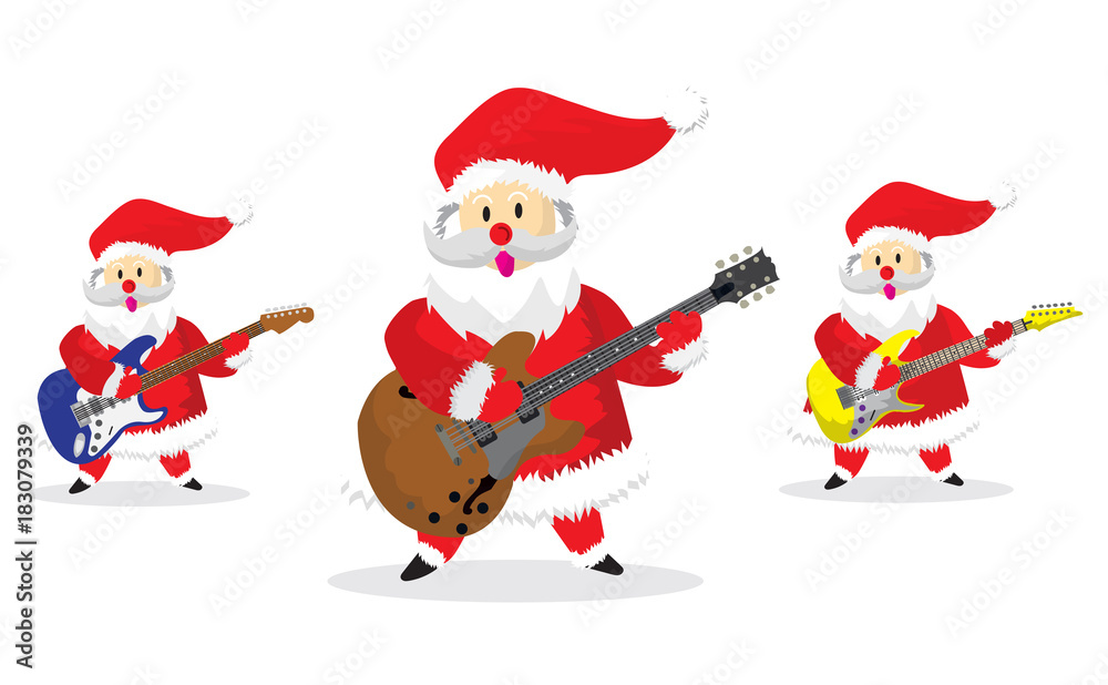 Set Santa claus Christmas Collection vector illustrations 3 Set Santa claus Christmas Collection vector illustrations 3