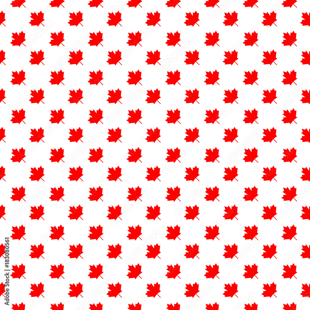Canadian seamless background, vector illustration. Canadian seamless background, vector illustration.