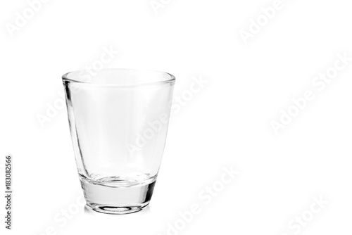 Wallpaper Mural Empty glass for alcohol on the white background Torontodigital.ca
