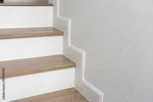wooden staircase interior decoration