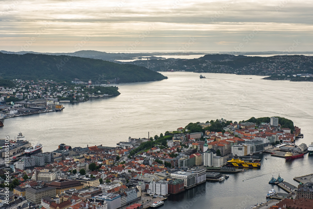 View of Bergen, Norway