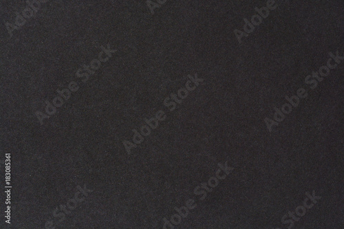 Black paper texture background. Black blank cotton paper page