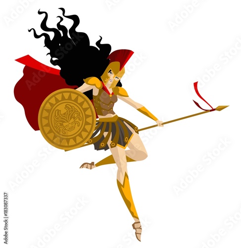 minerva palas athena greek goddess of wisdom