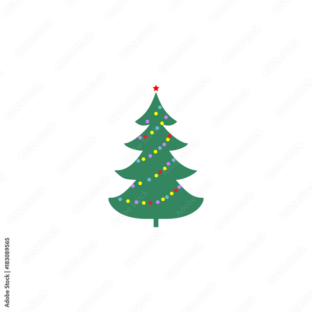 Christmas tree sign