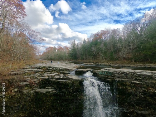 landscape waterfall