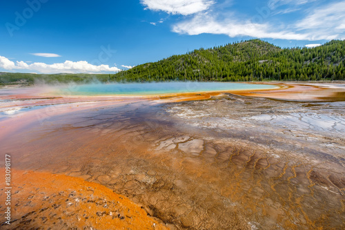 Grand Prismatic Spring in Yellowstone