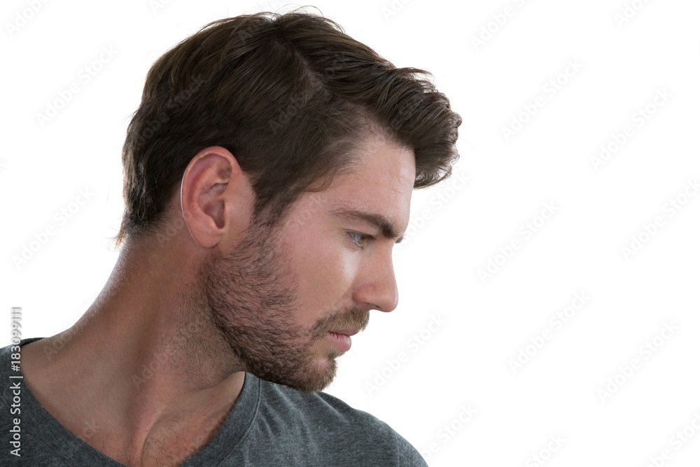 Man looking away Man looking away
