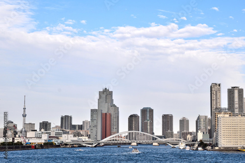 隅田川 勝鬨橋と東京スカイツリー © op2015 / JAPAN