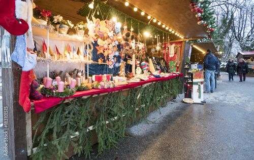 Romantischer Weihnachtsmarkt in Bad Wörishofen in Bayern