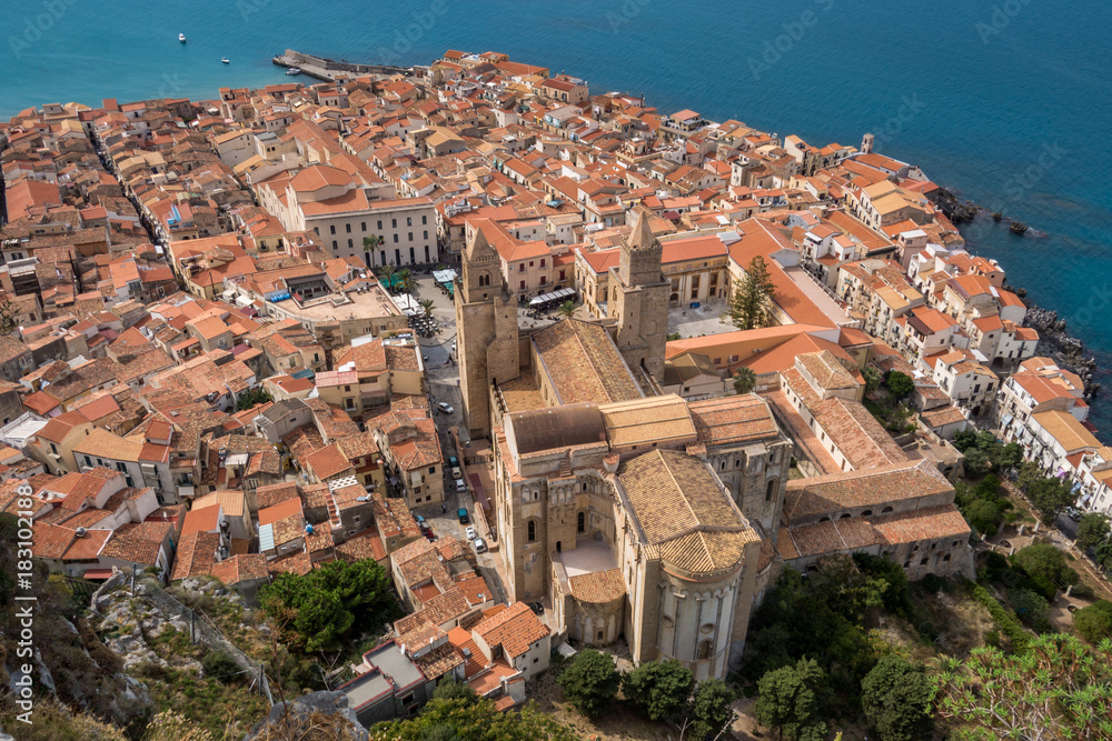 View over Cefalu