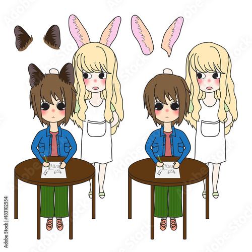 Mother Rabbit Pat on Kid Ca...