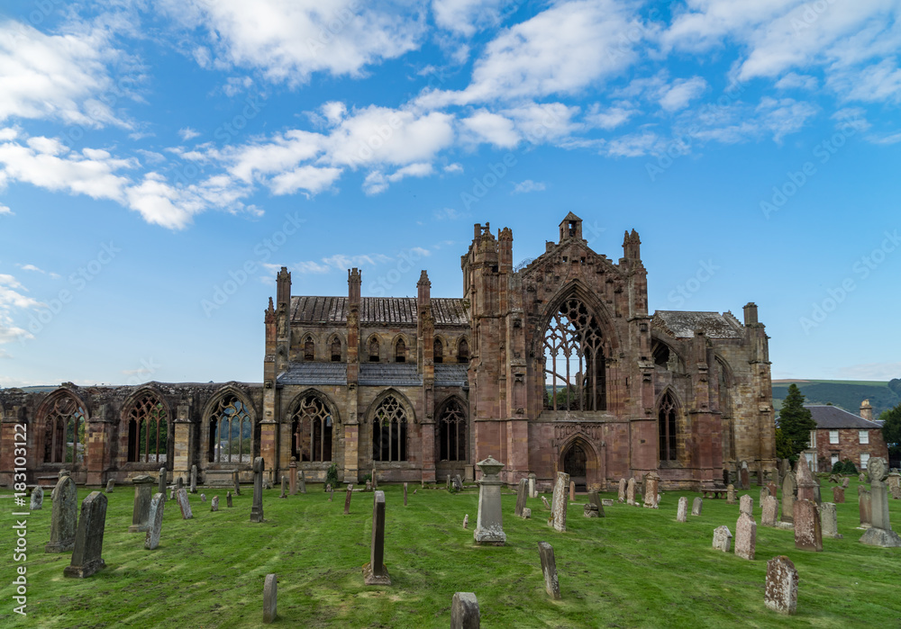 Fototapeta premium Melrose Abbey, Scotland