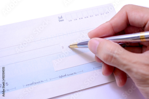 Writing a check
