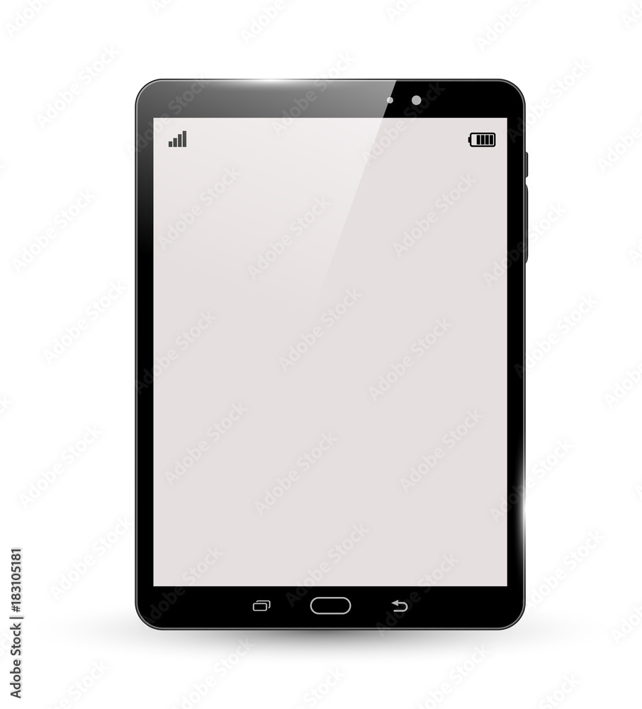 Realistic tablet vector Realistic tablet vector