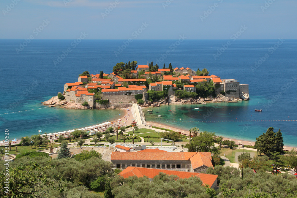 Sveti Stefan Island City, Montenegro 