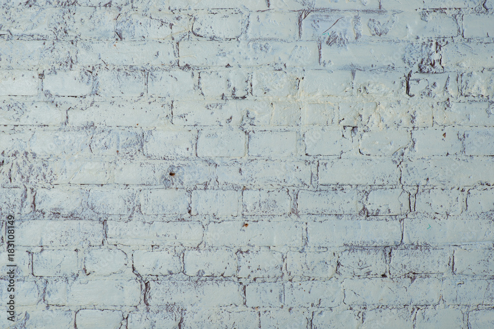 White brick wall texture. Elegant with high resolution of old white