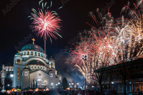 Orthodox New Year's Fireworks © ANRi Photo