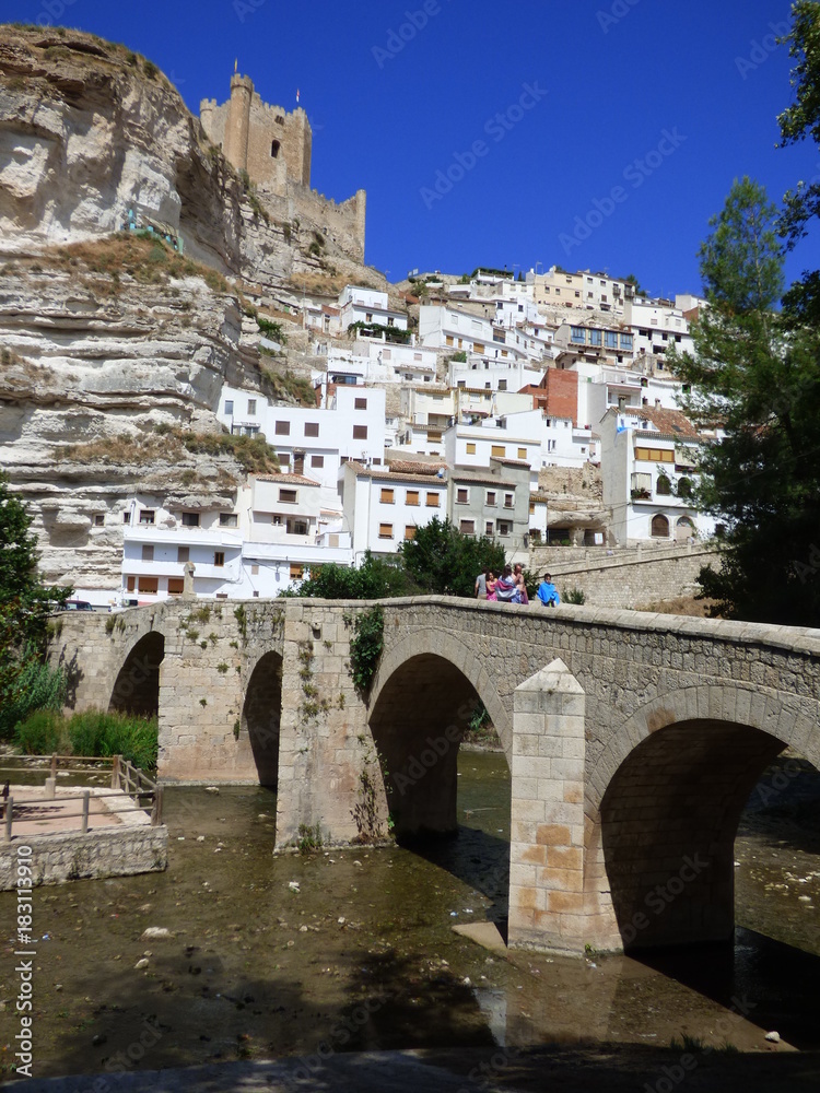 Alcala del Jucar. Pueblo de Albacete, en comunidad autónoma de Castilla La Mancha (España)