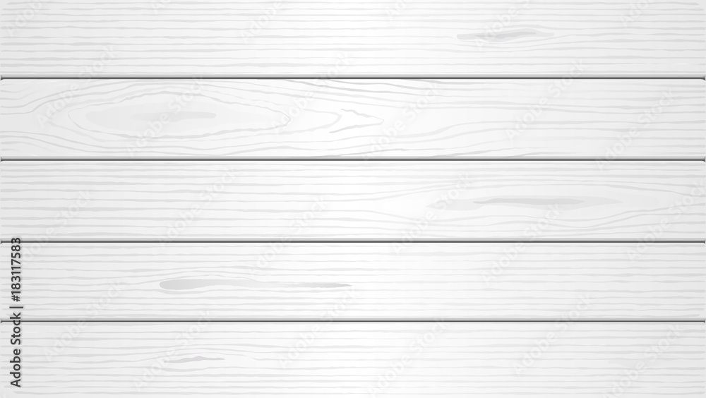 Horizontal white wooden background. Wood texture. Vector illustration ...