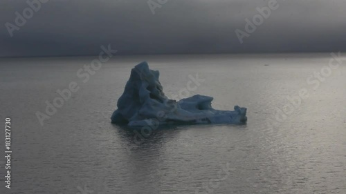 Blue  Iceberg similar to form of iceberg Titanic
 photo