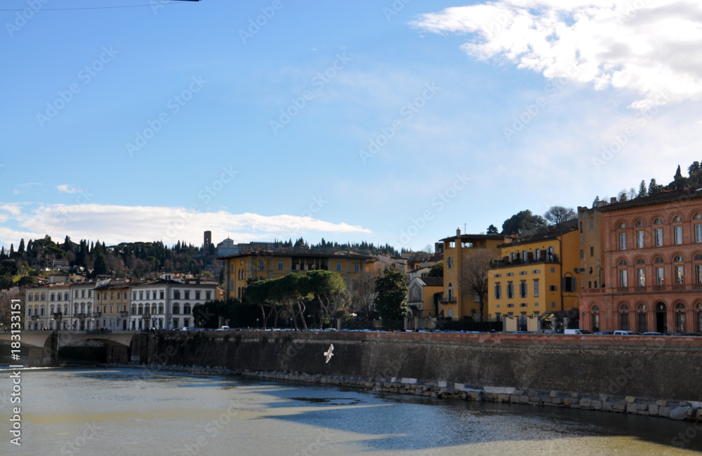 Arno river in Florence 