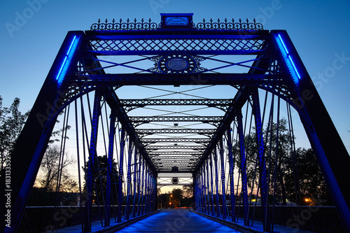 Fort Wayne Bridge Lights Wells Street Bridge