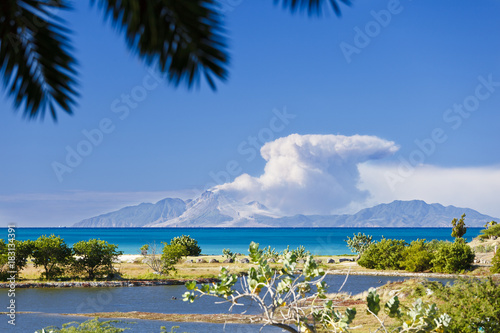View To Montserrat With Caribbean Foreground, Antigua photo