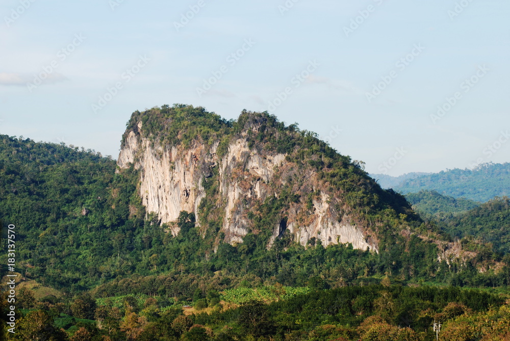 Landscape at Thongphaphum area, Kanchanaburi Thailand