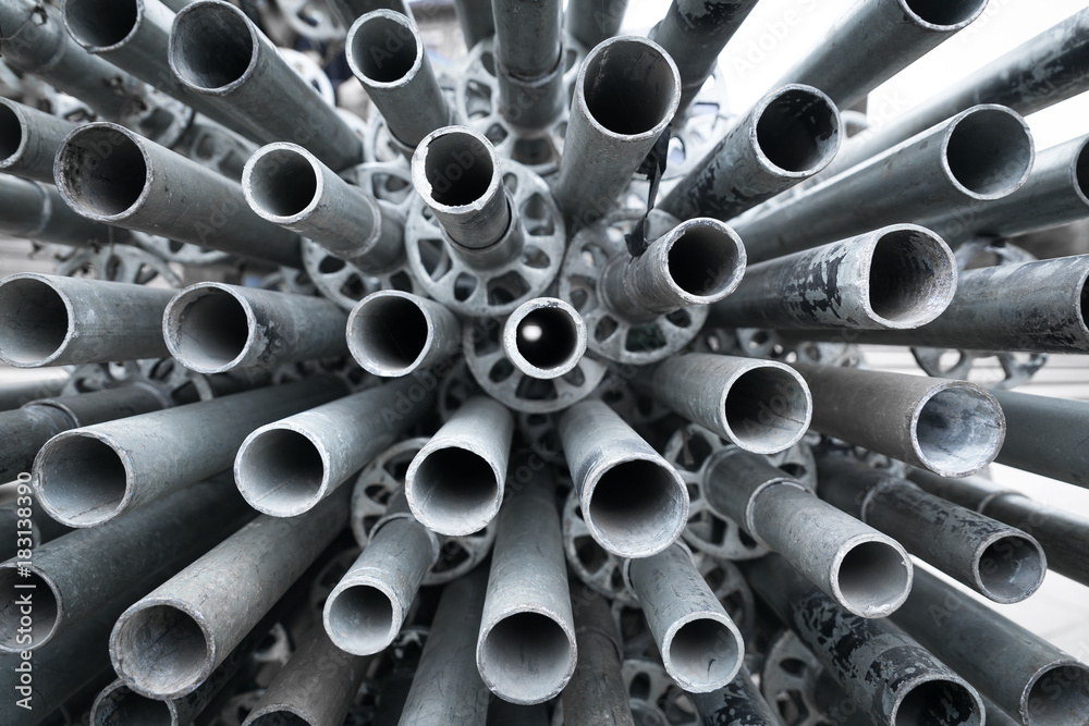 A lot of metal Pipes A lot of metal Pipes