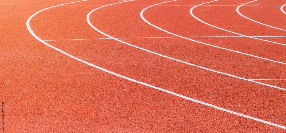 Fototapeta premium red running track sports texture