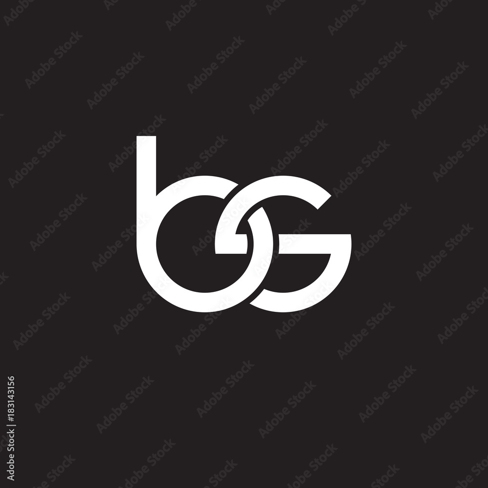 Initial lowercase letter bs, overlapping circle interlock logo, white color on black background Initial lowercase letter bs, overlapping circle interlock logo, white color on black background