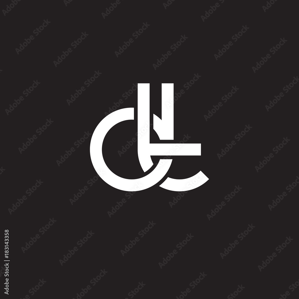 Initial lowercase letter dt, overlapping circle interlock logo, white color on black background Initial lowercase letter dt, overlapping circle interlock logo, white color on black background