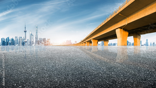 Canvas Print Modern metropolis skyline, Shanghai, China,Shanghai panorama.