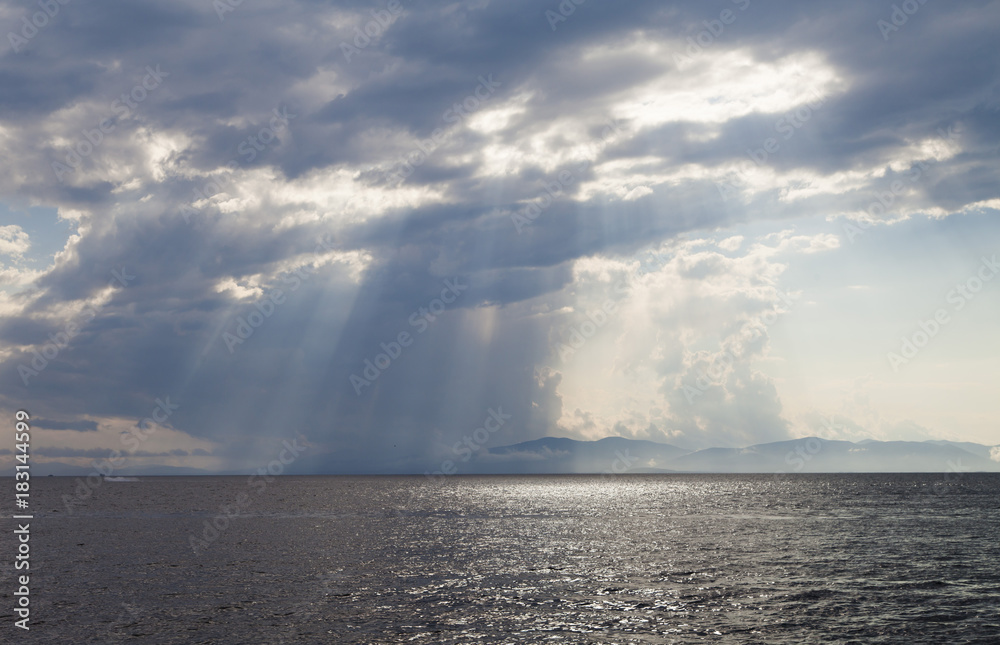 Day sea landscape