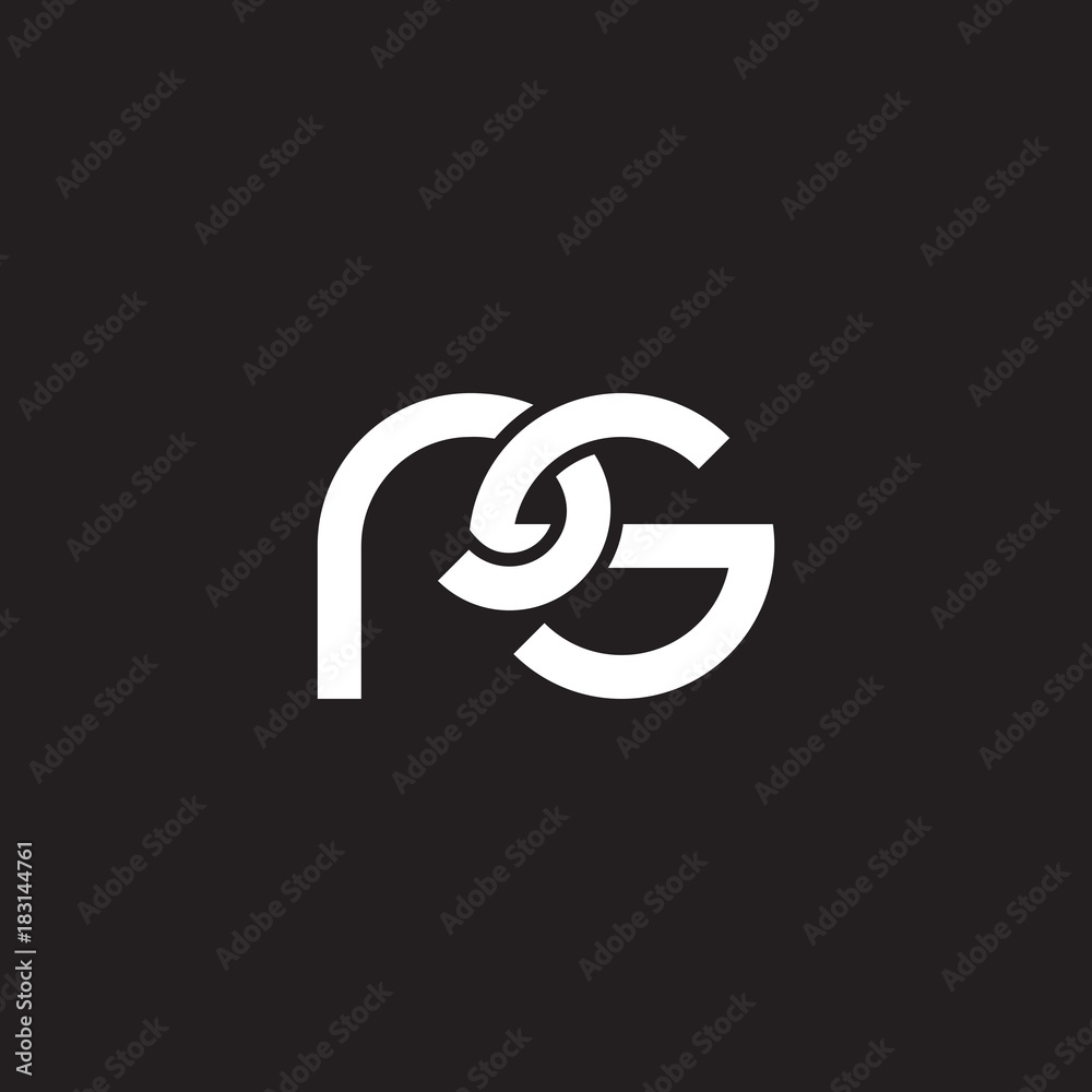 Initial lowercase letter rs, overlapping circle interlock logo, white color on black background Initial lowercase letter rs, overlapping circle interlock logo, white color on black background
