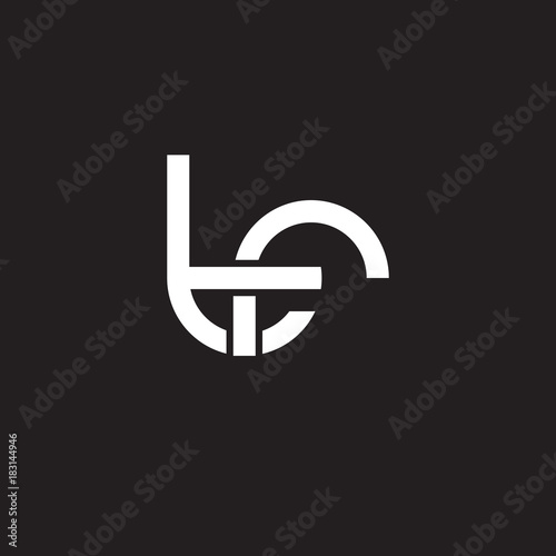 Initial lowercase letter tr, overlapping circle interlock logo, white color on black background